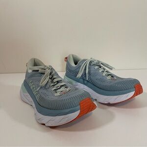 Size 7 - Hoka One One Bondi 7 Blue Fog